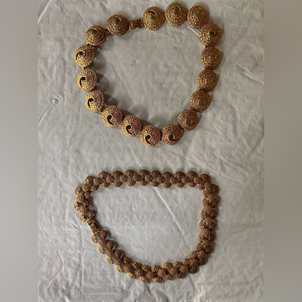 Chunky Gold Necklace Set